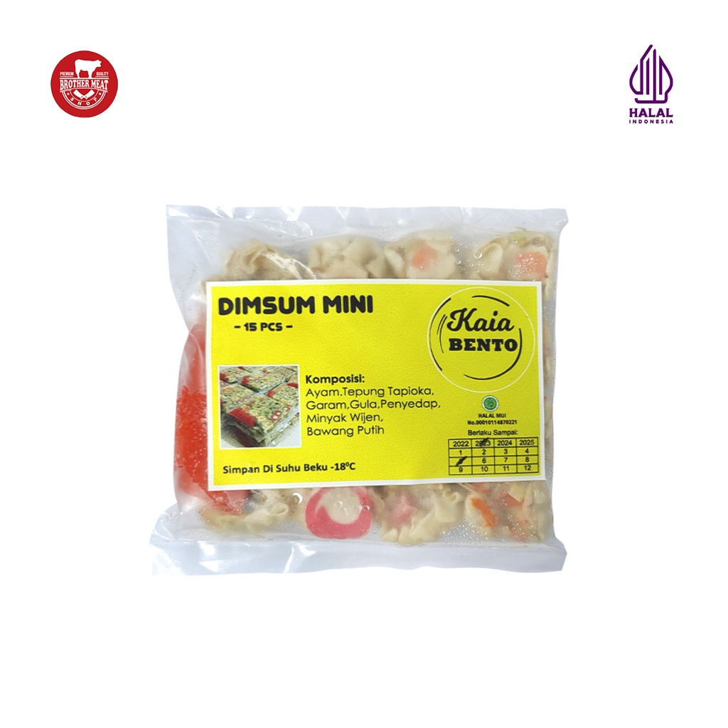 Dimsum Mini Frozen Olahan Daging Ayam, Halal