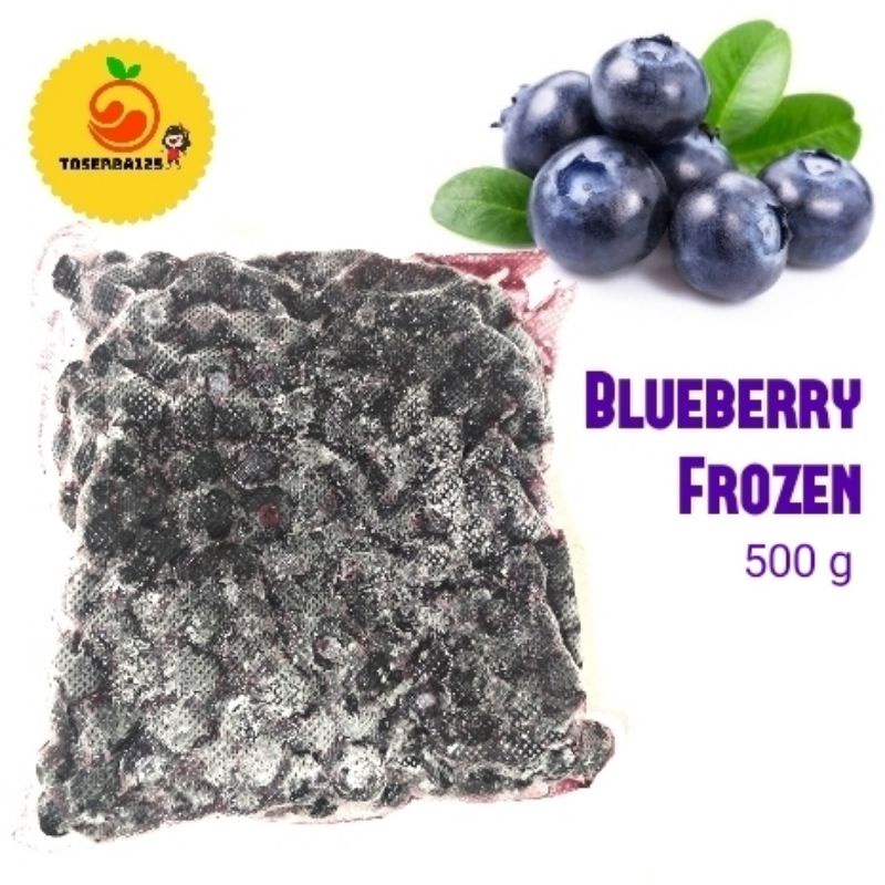 

buah blueberry frozen 500g - TOSERBA125