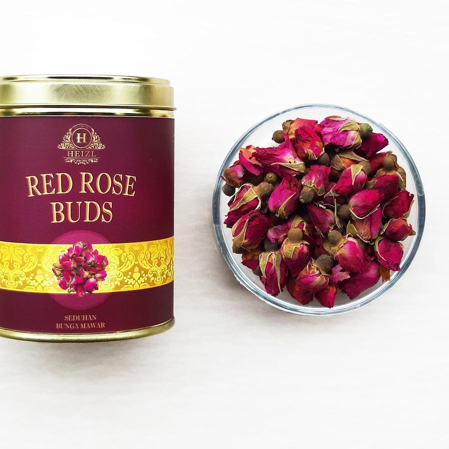 

EXCLUSIVE!Pure Dried Red Rose Buds Teh Bunga Mawar Merah Kering Flower Tea Hips|SQ3