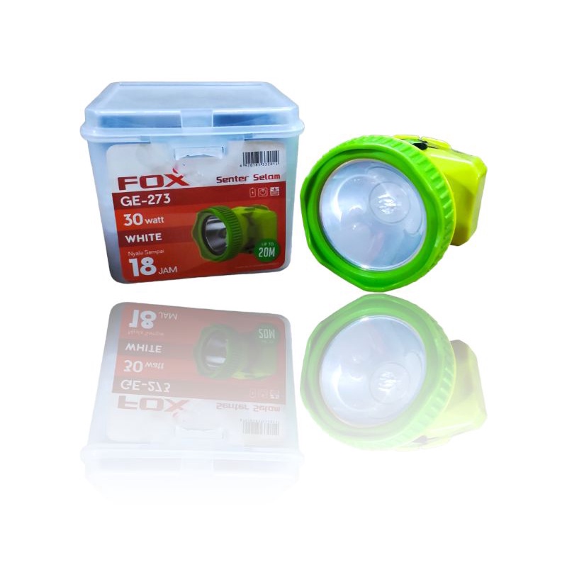 senter kepala charger led FOX GE-273 30WATT (SENTER SELAM)