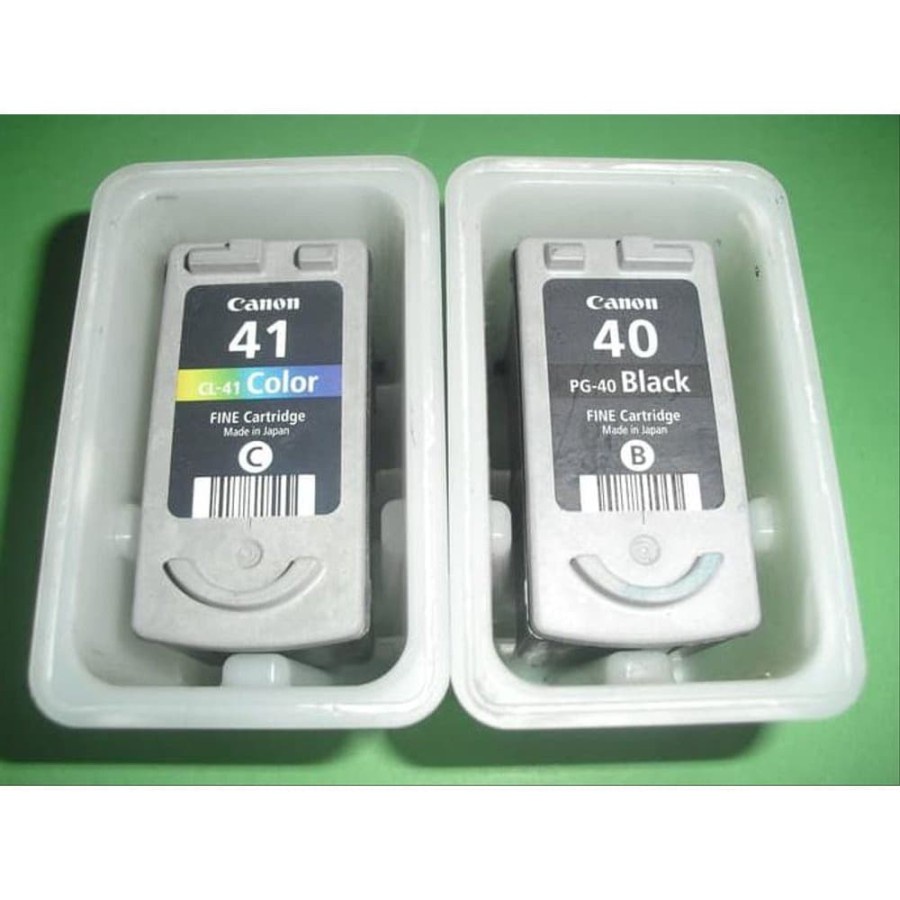 CATRIDGE TIPE CANON 1 PASANG PG-40 / CL-41 BEKAS/KOSONGAN