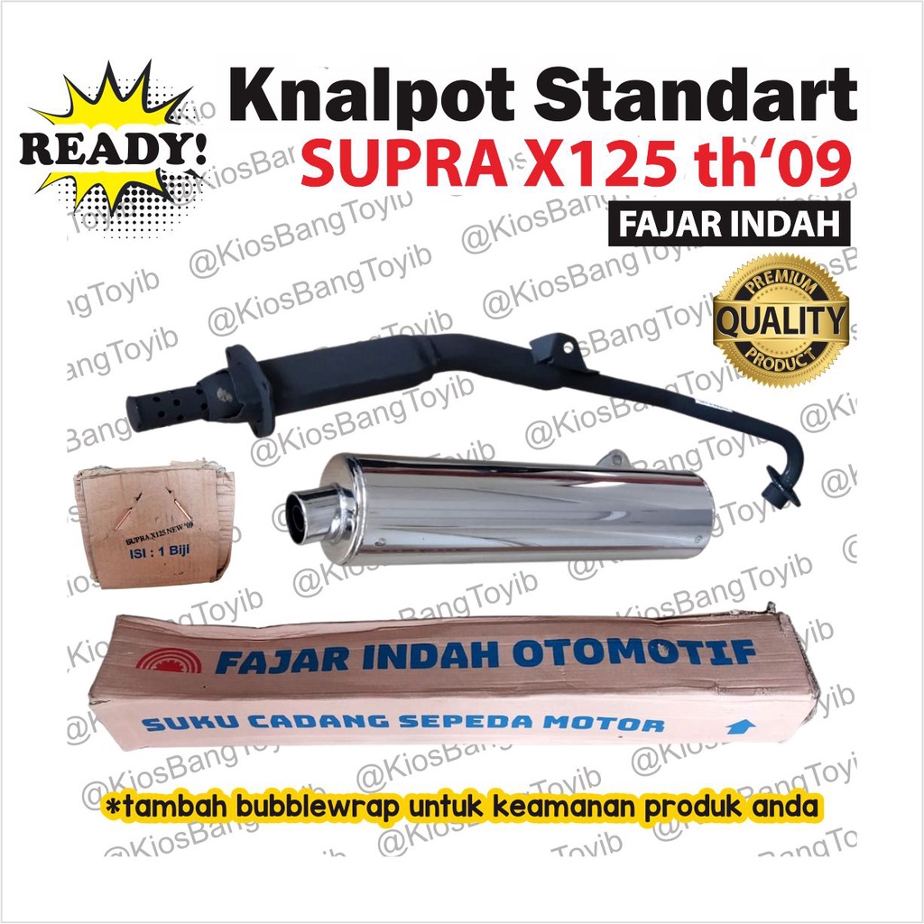 Knalpot Standart STANDAR HONDA Supra X125 th 2009 (FAJAR INDAH)