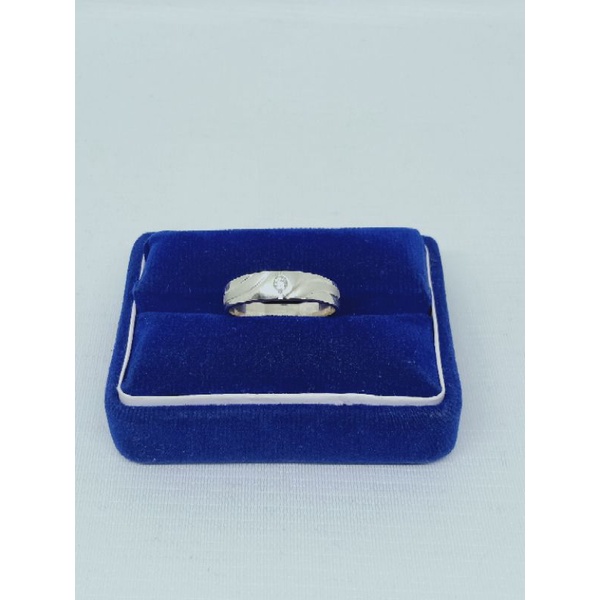 Cincin ring mp 1 + dove / wedding ring / cincin perak asli silver 925 lapis emas/ cincin fashion pria &amp;wanita terbaru