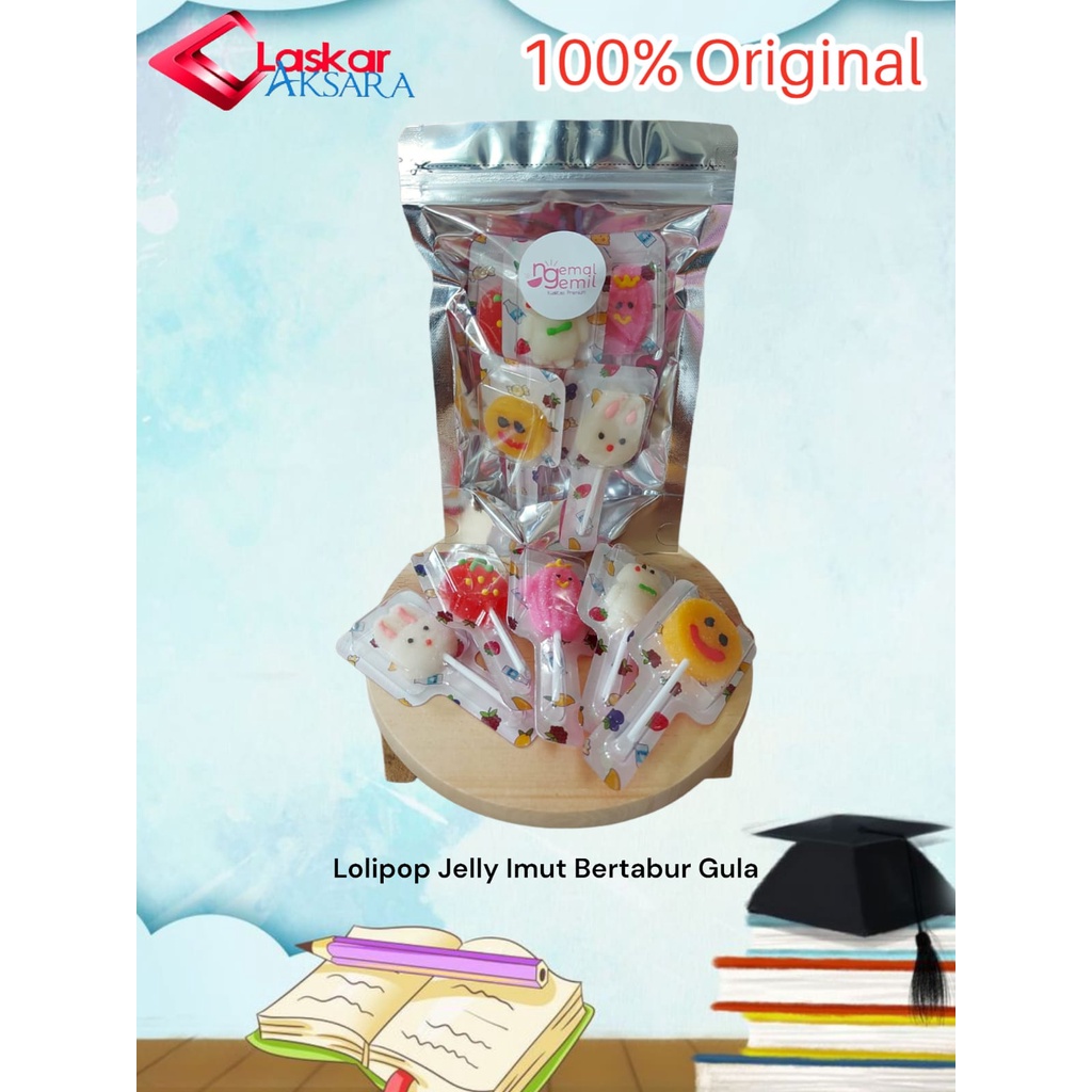 

Lolipop Jelly Imut Bertabur Gula Sugar Lolipop / Premium