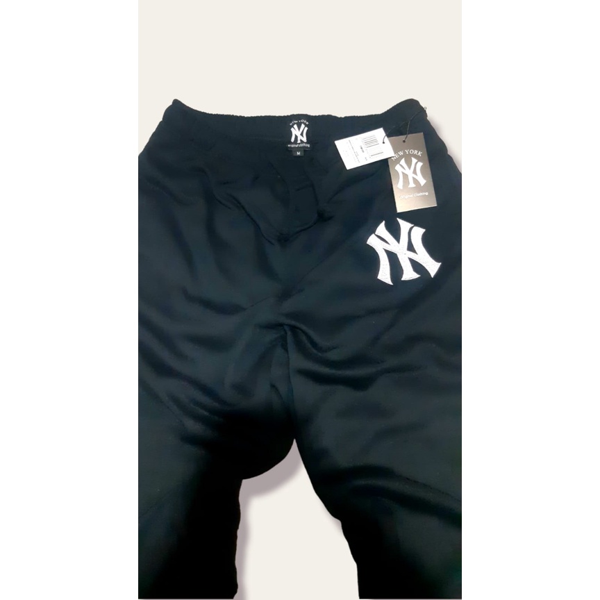CELANA JOGGER N3W Y0RK PRIA ORIGINAL/ CELANA PANJANG N**Y PRIA BAHAN KATUN BABY TERRY - IMPORT