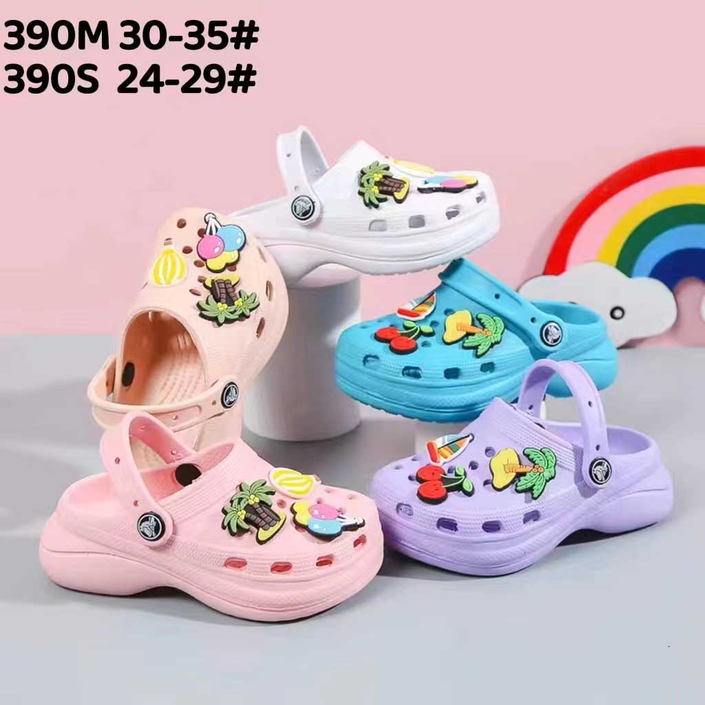 Sandal Crocs Kids Classic Clog  Anak  Crocs Anak-anak  Laki-laki Dan Perempuan Free Jibbits Pantai