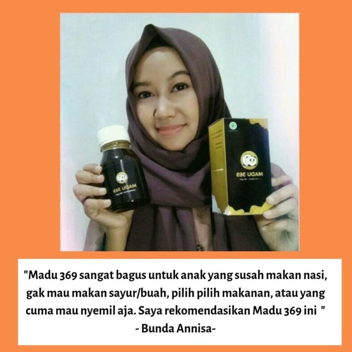 Vitamin Madu 369 Rahasia Anak Susah Makan & Menambah Berat Badan Anak