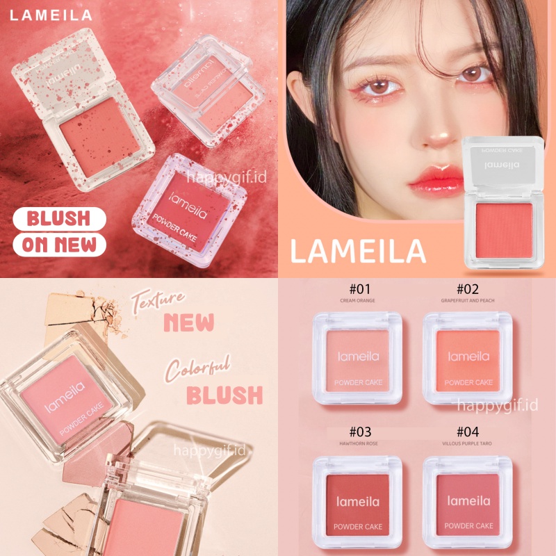 LAMEILA New Blush On Free Kuas Palette Matte Waterproof LA198 3591