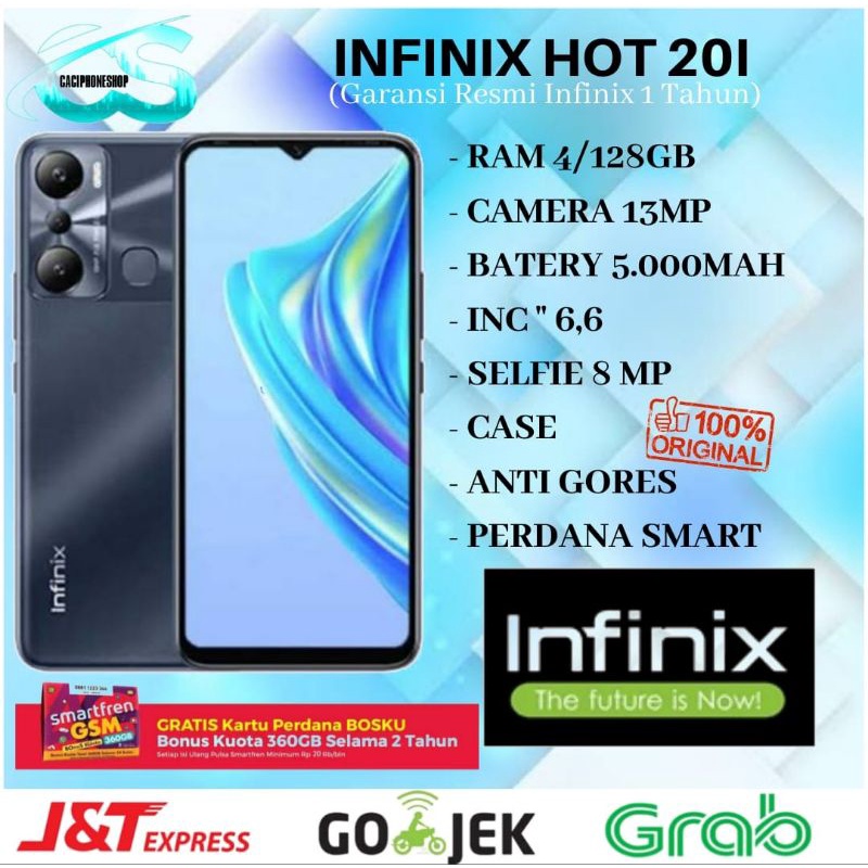 Jual Infinix Hot 20i Ram 4GB Rom 128GB 4/128 & 4/64 Garansi Resmi ...