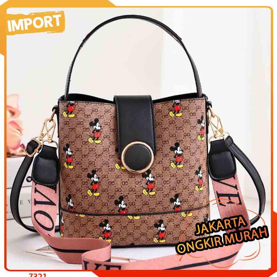 JAKARTA E 7321 TAS SELEMPANG MICKEY 2 TALPAN IMPORT