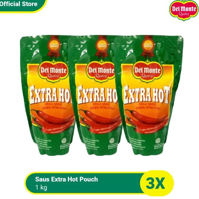 

Delmonte Saus Extra Hot Pouch 1 kg - Isi 3