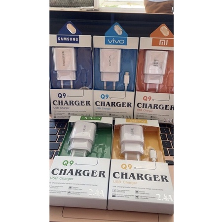 charger model Q9 fast charging kabel micro 2.4a