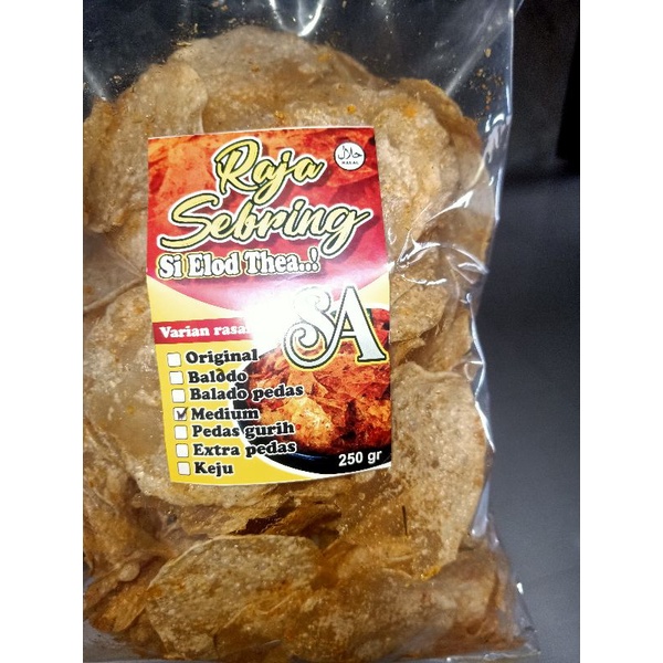 

keripik Elod Rasa Medium || 80 gr || cemilan enak murah