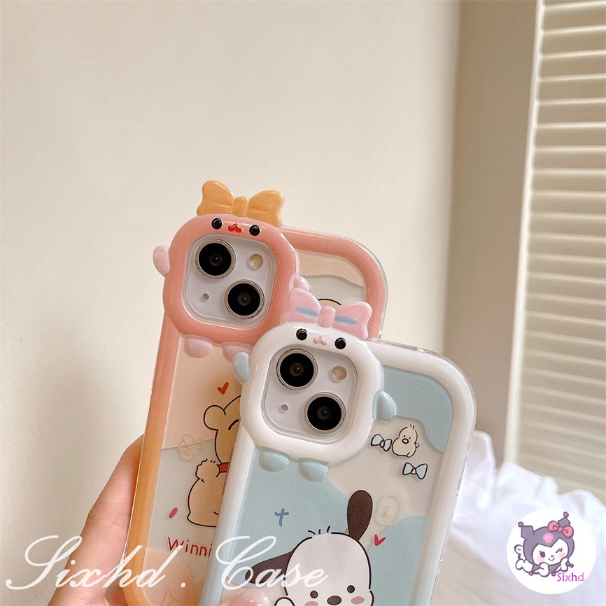 Soft Case Desain Kelinci Beruang Madu Untuk OPPO A78 A57 A77 A76 A96 A16K A15 A74 A53 A33 A32 A31 A5 A9 A5s A3s Reno 8Z 7Z 6 A95 A94 A92 A52 F11