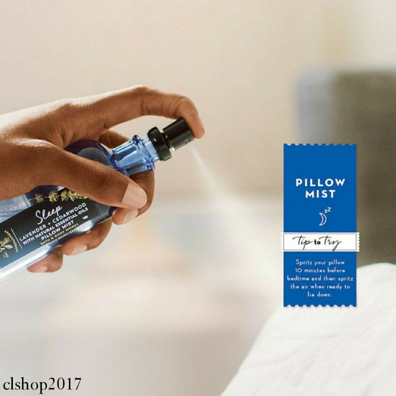 BATH &amp; BODY WORKS BBW AROMATHERAPY STRESS RELIEF EUCALYPTUS + SPEARMINT ESSENTIAL OIL MIST PILLOW &amp; BODY MIST 156 ML GREAT FOR PILLOW &amp; LINEN