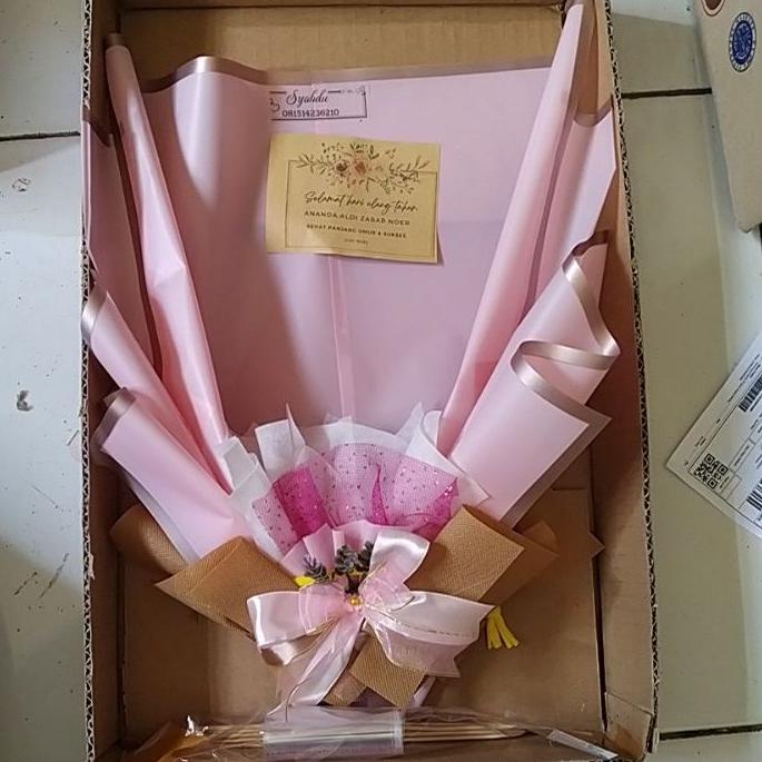 

L9S♡ buket uang kosong medium + kartu ucapan+kerdus Banyak Peminat