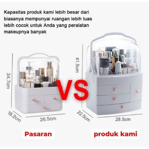 ( OJE ) Rak penyimpanan Kosmetik atau Kotak Make Up Storage Organizer OLL-608