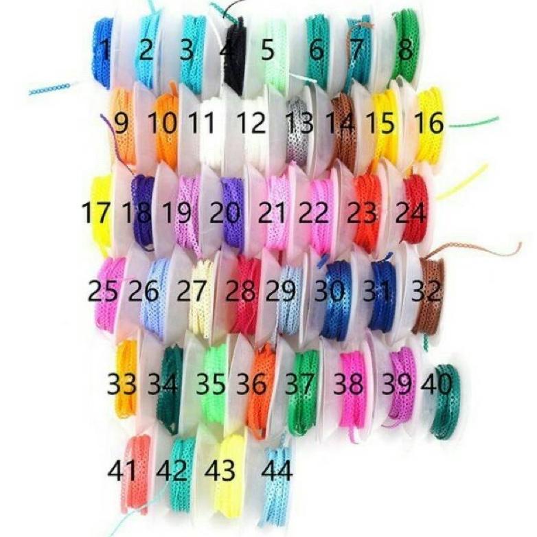 Dental power chain short ortho karet behel sambung rantai meteran roll penarik tarik gigi merapatkan