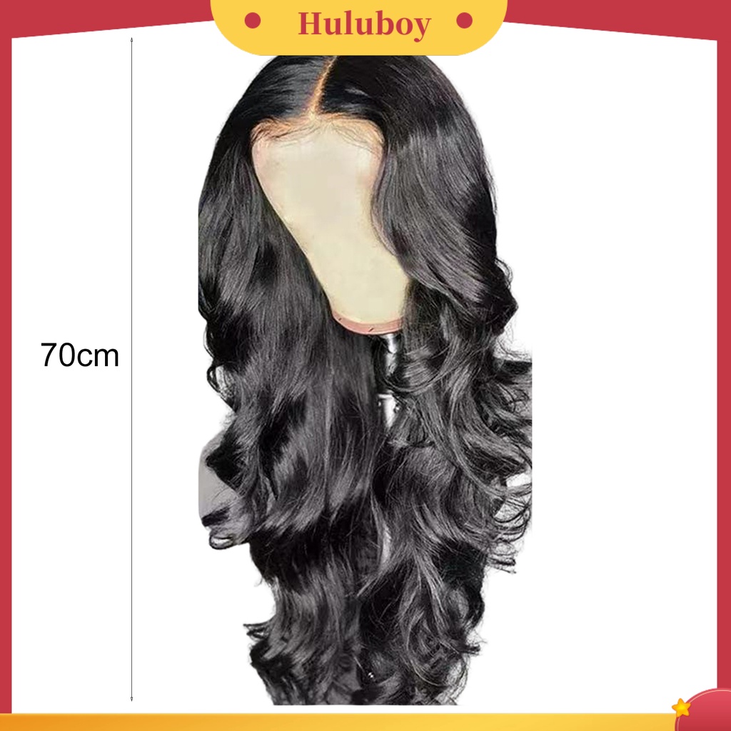 Wig Rambut Panjang Keriting Gelombang Besar Bahan Silk Suhu Tinggi Untuk Alat Makeup