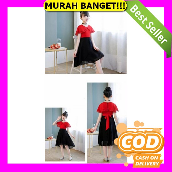 Xp Dress Anak Cewek Ala Korea Gaun Pesta Fashion Impor Ulang Tahun Umur 4 Sampai 9 Fashion Fairy Win