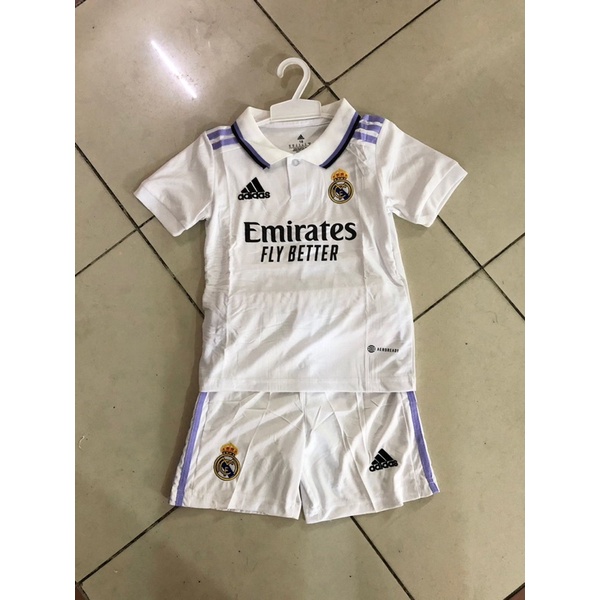 Setelan jersey klub eropa bola anak GO import umur 3-12 tahun