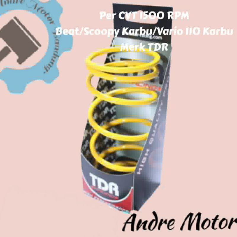 Per CVT 1500 RPM Beat Karbu/Vario 110 Karbu/Scoopy Ori TDR