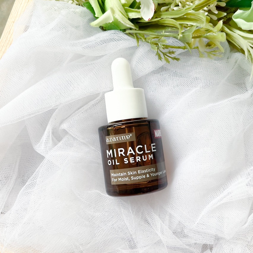 Azarine Miracle Oil Serum 20 ml - Menjaga Elastisitas &amp; Kekenyalan Kulit - BPOM Azzarine Azarin Azzarin