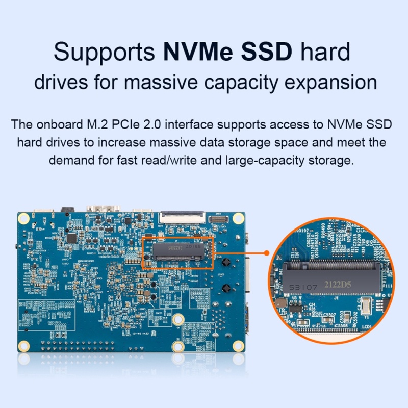 Zzz OrangePi 5 WiFi+BT SSD Gigabit Ethernet 5V4A Power Supply Lari Untuk Android