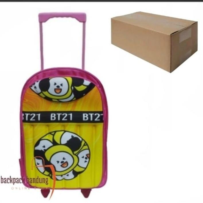 SHOPEE MALL tas anak tas anak perempuan tas troli tas dorong anak tas koper anak tas sekolah bts