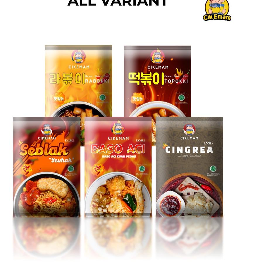 

Promo 5.5 CIK EMAM - All Variant Rabokki Topokki Baso Aci Original Pedas Gurih Instant Korean Food Makanan Korea Odeng Kimchi Tteok Ramen