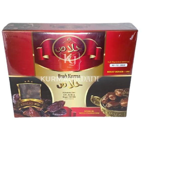 

GRATIS ONGKIR✅Kurma Golden Dates Khalas 1 Kg / Oleh Oleh Haji Umroh / Toko Kurma Yamani|RA2