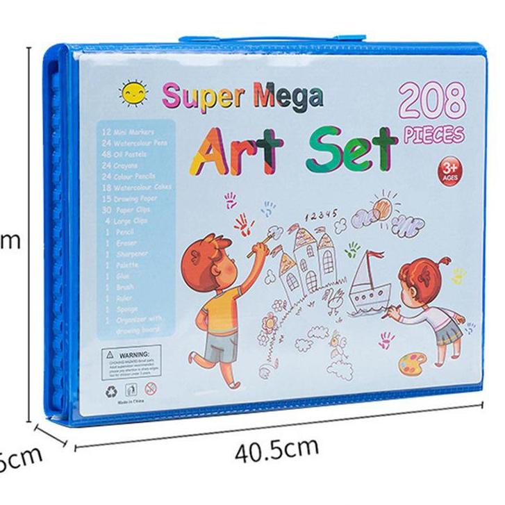 

((C-4.R♥)) Crayon Set 208pcs / Crayon Mewarnai 208pcs & 150pcs Warna / Pensil Krayon Warna Alat Menggambar atau Mewarnai langsung kirim