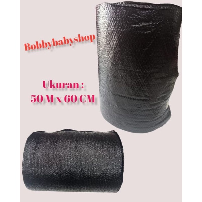 Bubble Wrap Gelembung Roll Hitam 50M x 60Cm