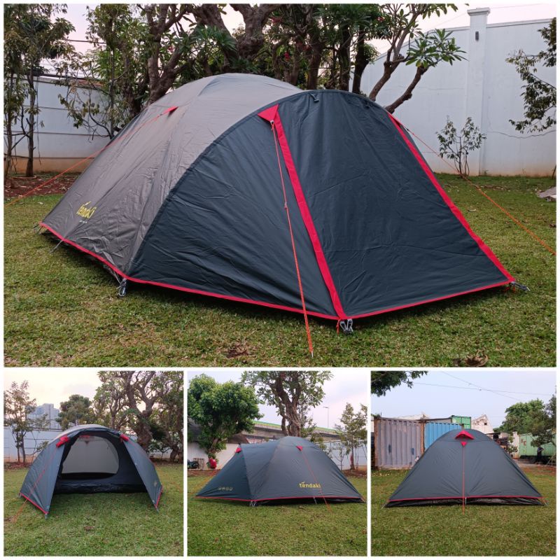 TENDAKI •Paket 1Dus Isi 4 Tenda Dome Camping •Java4 Light •Arundaya 4+ Air •NSM4 •Borneo4 •Java4 Pro