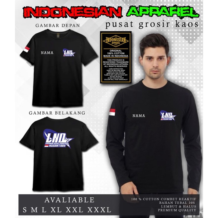 Kaos Tshirt Distro LND Nusantara 1