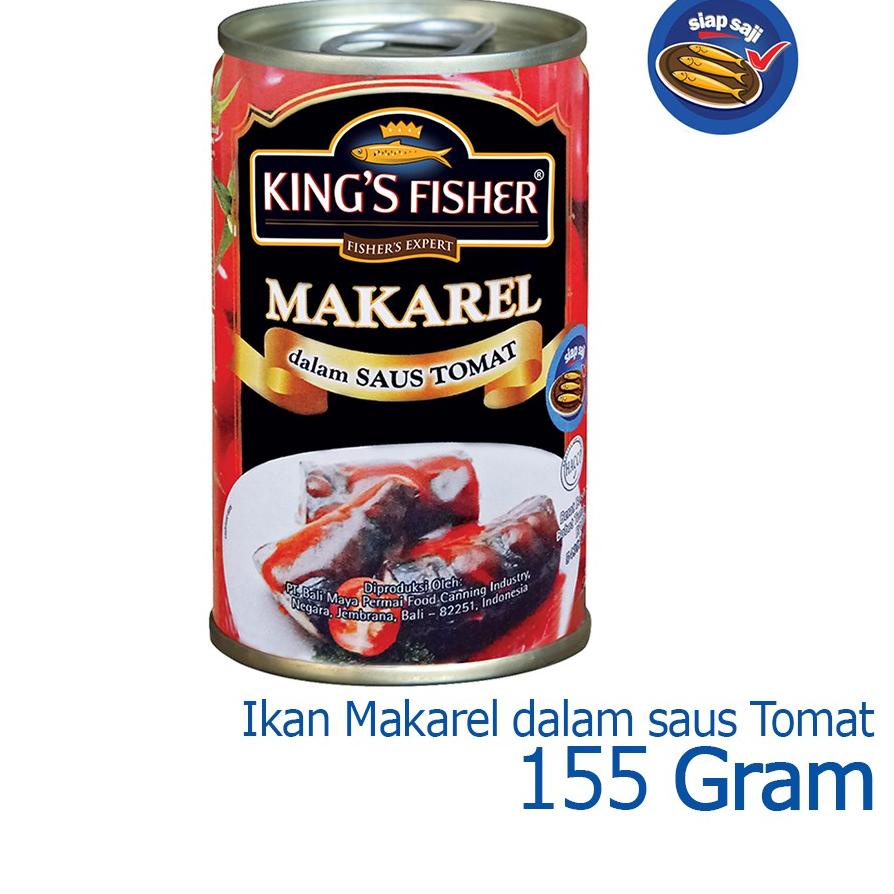 

Terbaru 4.4 King's Fisher makarel mini saus Tomat Makanan Kaleng 155 gr