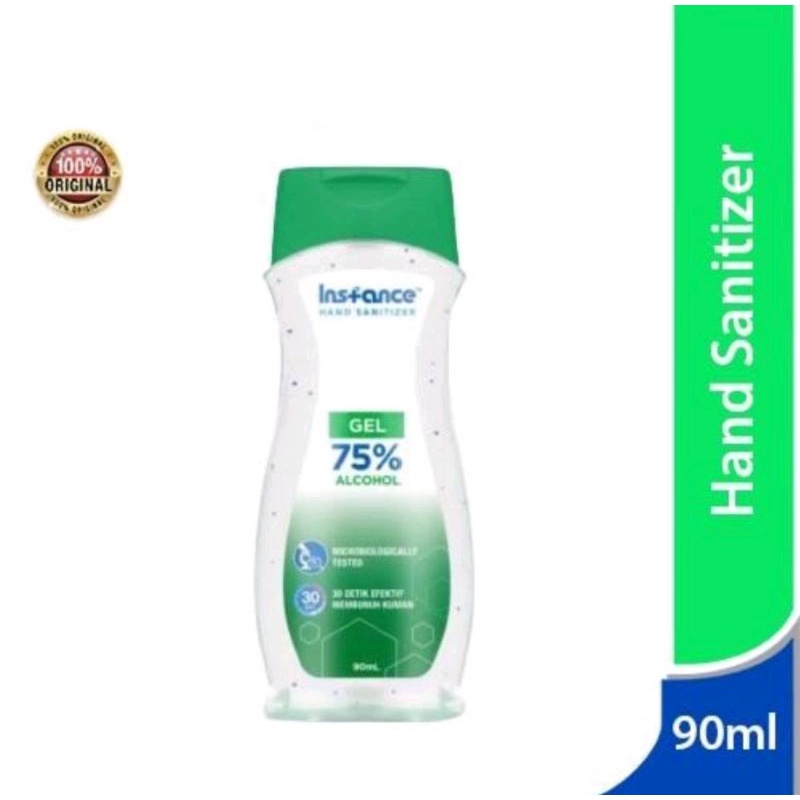 Instan e hand Sanitizer gel 75% Botol 90ml