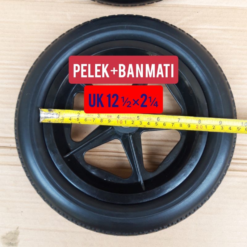 ban kursi roda ukuran 12.13.14 +pelek