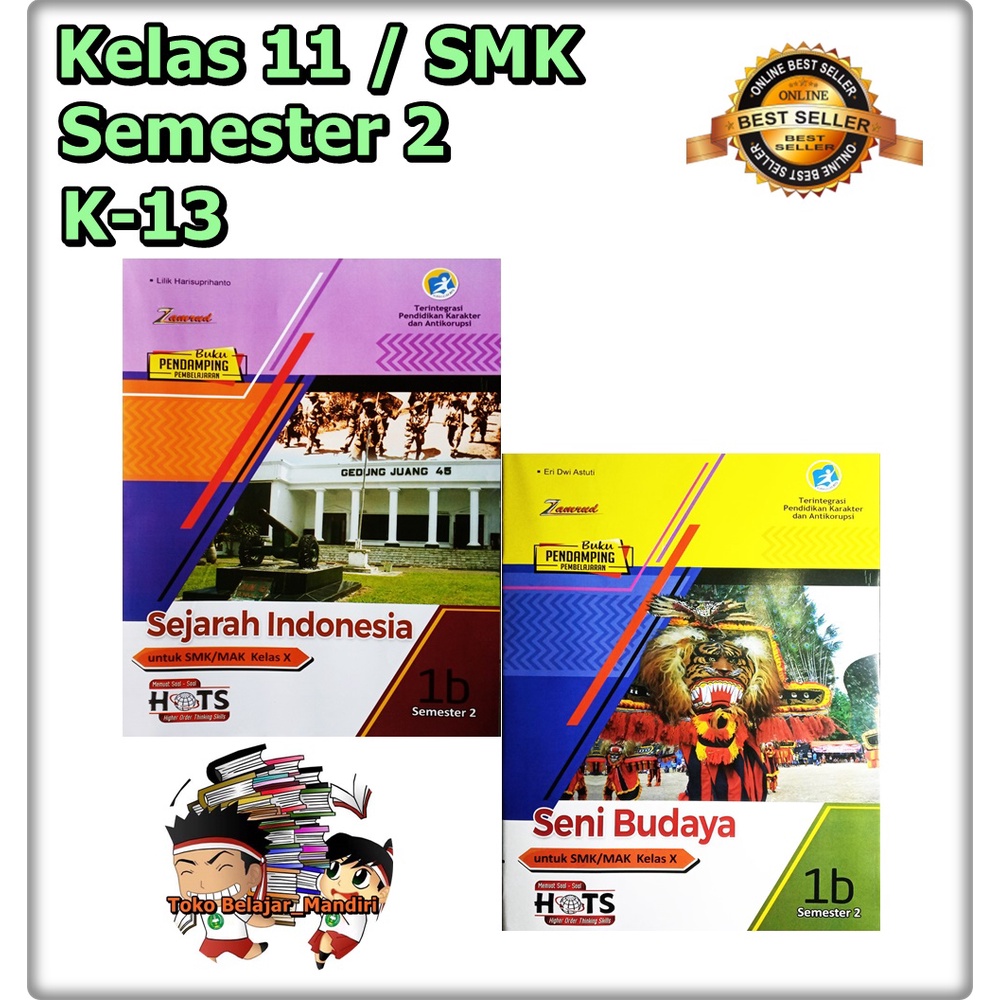 LKS SMK/MAK Kelas 10 | X Semester 2 Zamrud Seni Budaya/Sejarah Indonesia