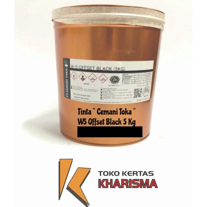 

Tinta Tinta Cetak , Cemanitoka , W5 Offset Black 5 Kg