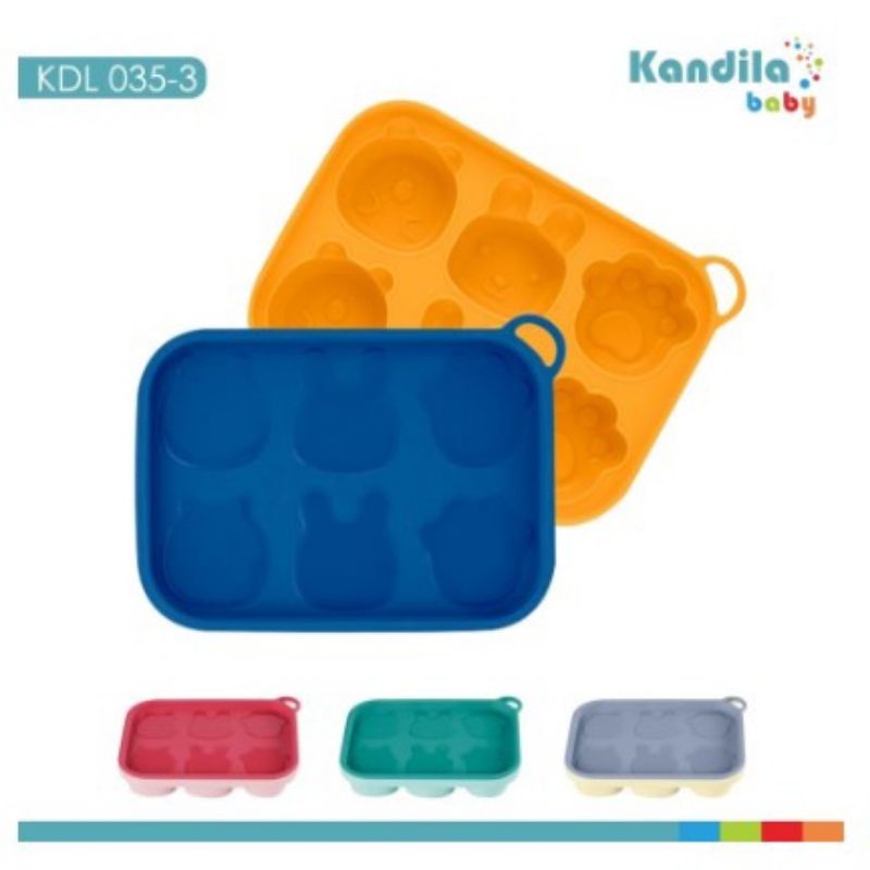 Kandila Baby KDL035-3 Cute Animal Silicone Icetray