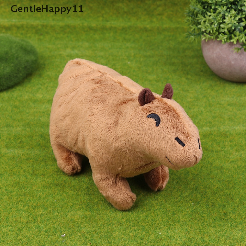 GentleHappy 18cm Simulation Fluffty Capybara Stuffed Animals Dolls Kids Toys Christmas Gift id