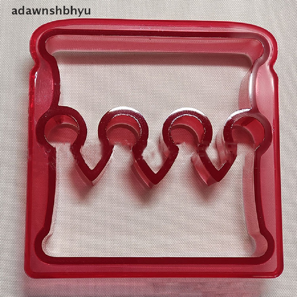 Adawnshbhyu 1Pc Lunch Sandwiches Cutter DIY Roti Biskuit Cetakan Baking Decorag Tools ID