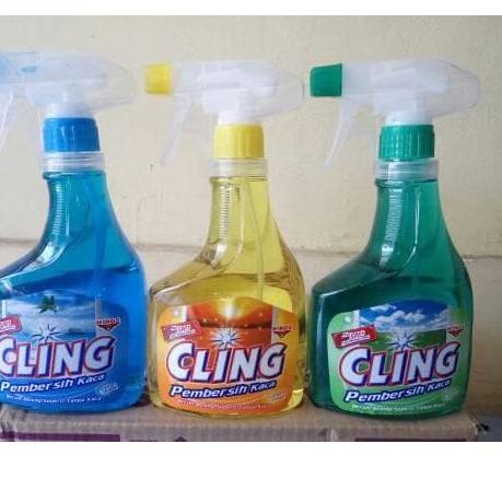 ゟ Cling Pembersih Kaca Semprot 440 Ml ↙