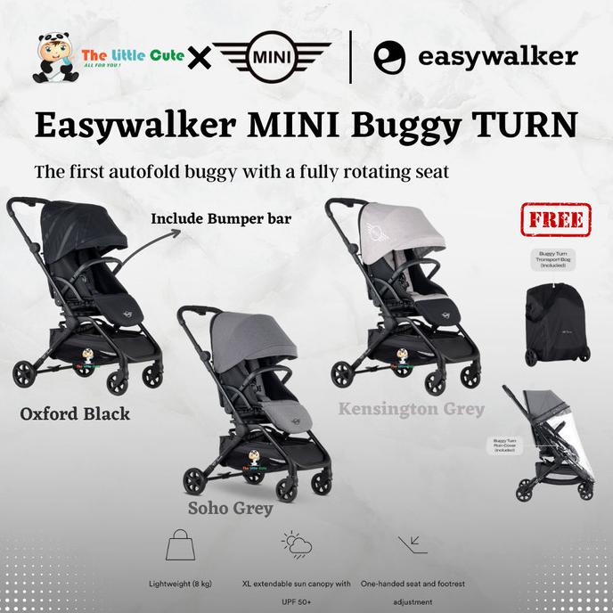 Easywalker MINI Buggy TURN Stroller Autofold