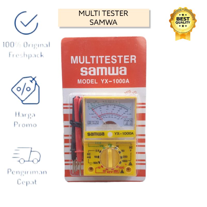 MULTITESTER MULTIMETER AVOMETER YX 1000A YX 1000 A SUNMA