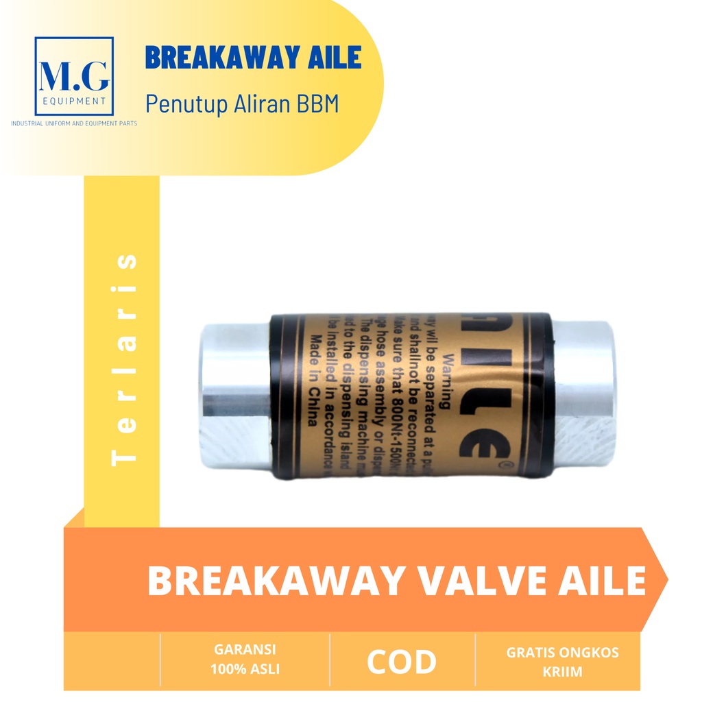 Breakway Valve Merk Aile Penutup Aliran Bahan Bakar
