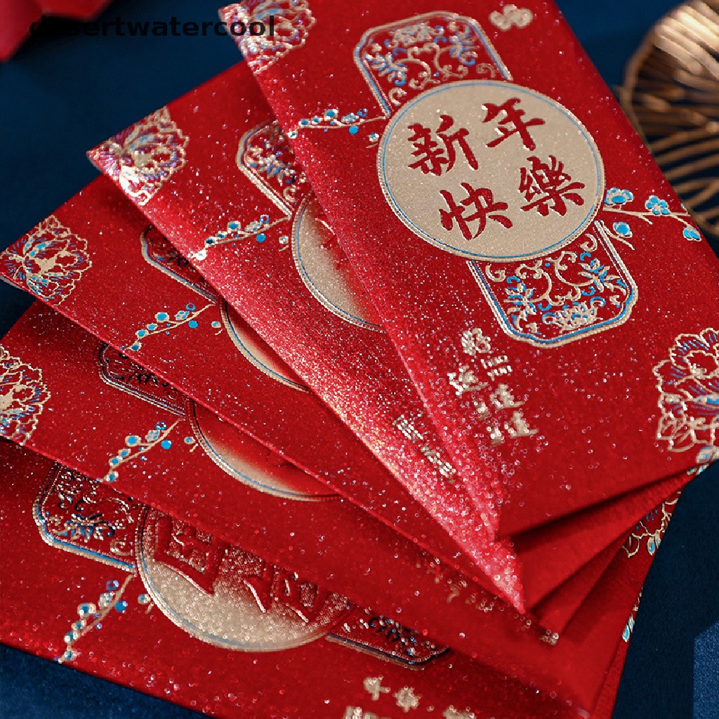 Deid 6PCS 2023tahun Kelinci Merah Packet Imlek Amplop Merah Kreatif Hongbao Tahun Baru Festival Musim Semi Nikah Ulang Tahun Amplop Merah Martijn