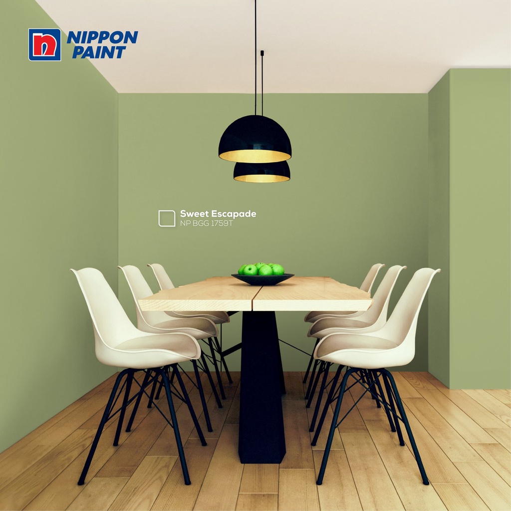 CAT TEMBOK INTERIOR DAN EKSTERIOR NIPPON PAINT - SWEET ESCAPADE/BGG1759T (PAIL)