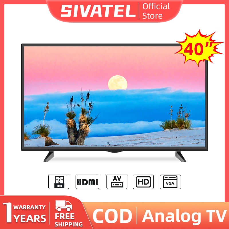 SIVATEL TV LED 40 inch  Televisi TV analog TV HD Ready Televisi   Murah layar komputer Gaming Monito